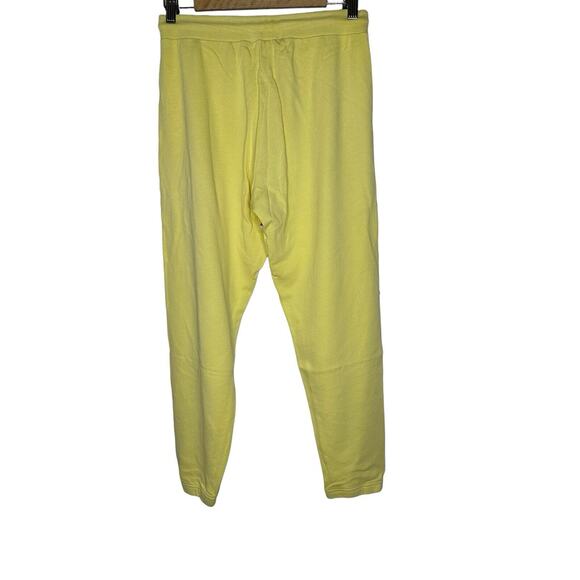 NWT Marine Layer Womens Blake Vintage Terry Joggers Small Sweatpants Pale Banana - Picture 4 of 9